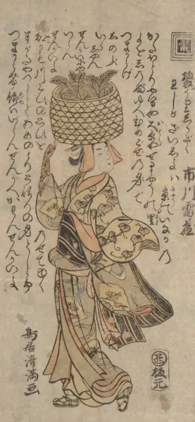 The Actor Ichikawa Raizo as a Merchant by Torii Kiyohiro Oil Painting