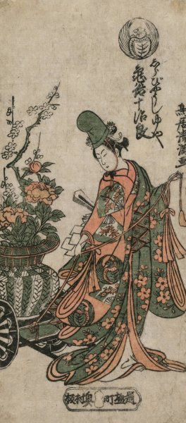 Kametani Jujiro as the Shirabyoshi Dancer Yuya by Torii Kiyomitsu Oil Painting