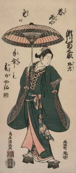 Segawa Kikunojo by Torii Kiyomitsu Oil Painting