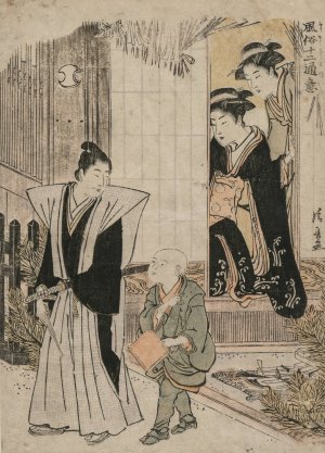 The First Month by Torii Kiyonaga Oil Painting