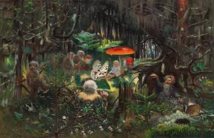 Fairy Tale Princess by Torsten Wasastjerna Oil Painting