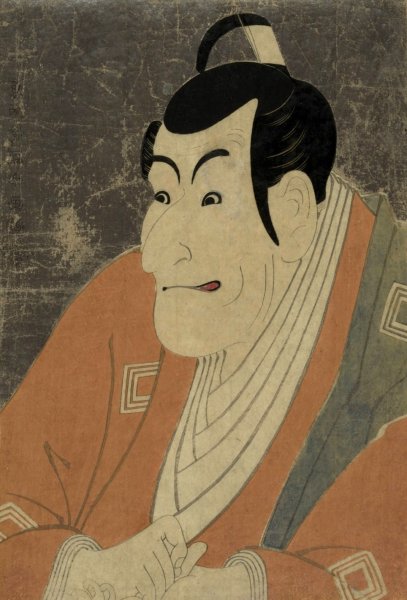 Ichikawa ebizo no takemura sadanoshin  by Toshusai Sharaku - Hand-Painted Oil Painting Reproduction