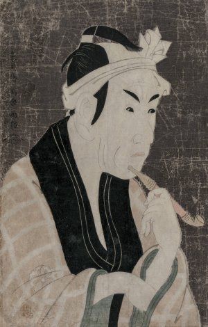 Matsumoto Koshiro IV as Gorobei, the Fish Seller from Sanya by Toshusai Sharaku Oil Painting