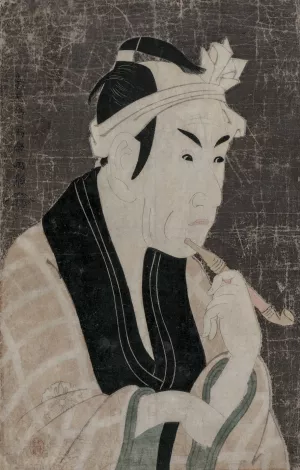 Matsumoto Koshiro IV as Gorobei, the Fish Seller from Sanya by Toshusai Sharaku Oil Painting
