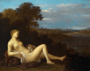 Vilande Diana by Toussaint Gelton Oil Painting