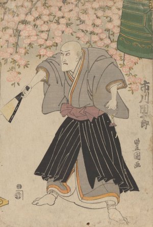 Actor Ichikawa Danjuro VII as Priest Seitaka by Toyokuni Utagawa Oil Painting