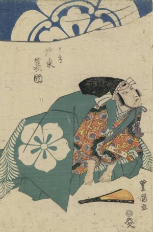Bando minosuke no mitsuhida by Toyokuni Utagawa Oil Painting