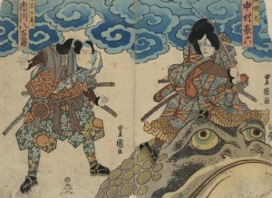 Nakamura karoku ichikawa yaozo by Toyokuni Utagawa Oil Painting