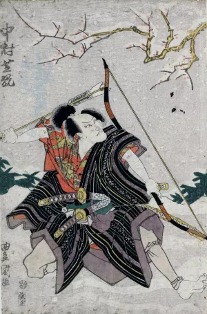 Nakamura shikan Oil painting by Toyokuni Utagawa