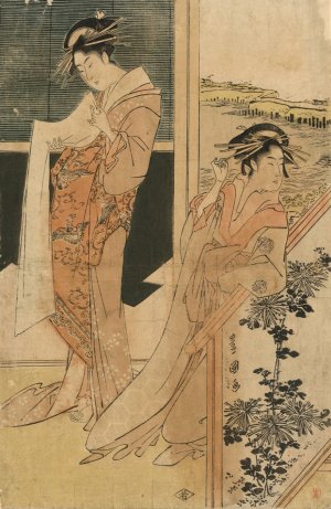 Sanya karitaku no zu by Toyokuni Utagawa Oil Painting