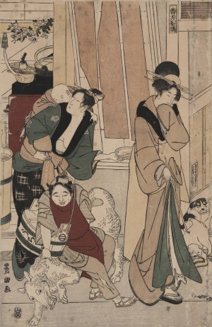 Satsuki by Toyokuni Utagawa Oil Painting