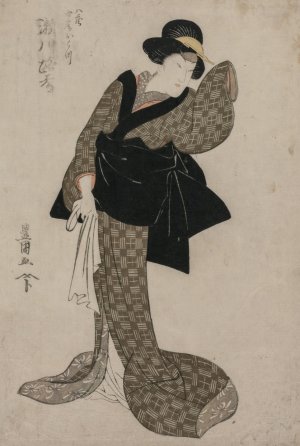 Segawa Roko as Hachizo's Wife Ohatsu by Toyokuni Utagawa Oil Painting