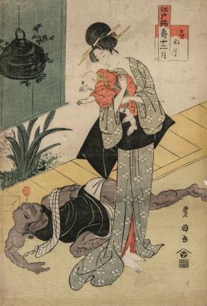 The Sixth Month by Toyokuni Utagawa Oil Painting