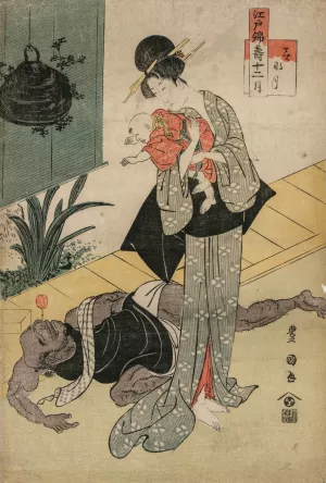 The Sixth Month by Toyokuni Utagawa Oil Painting