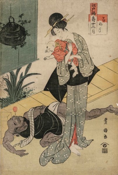 Main Product Photo of The Sixth Month  Painting by Toyokuni Utagawa