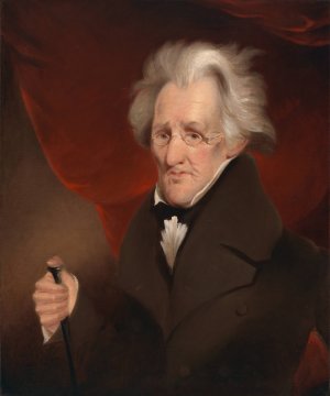 Andrew Jackson by Trevor Thomas Fowler Oil Painting