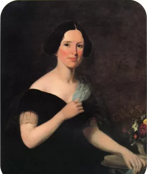 Mrs. James F. Robinson also known as Willina S. Hernson by Trevor Thomas Fowler - Oil Painting Reproduction