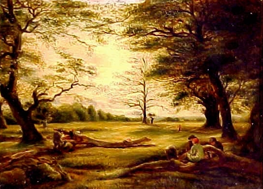 Main Product Photo of Windsor Forest Painting by Troy Daniel Witherington
