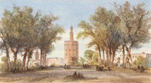 Torre d'Oro, Seville by Truman Seymour Oil Painting