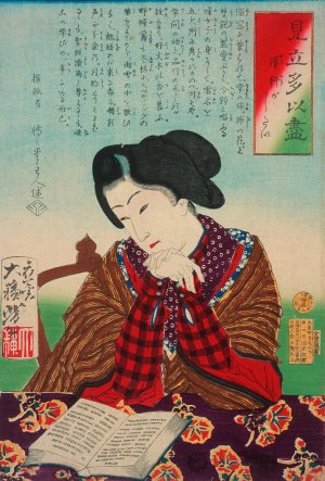 I Want to Go Abroad by Tsukioka Yoshitoshi Oil Painting