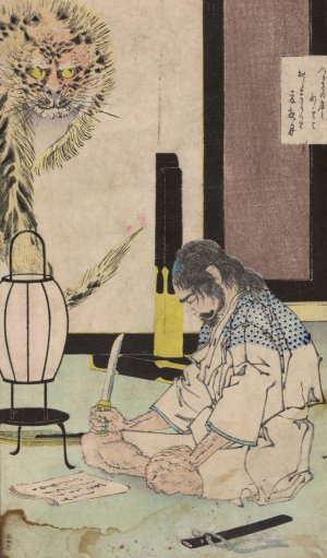 Natsu no yo no tsuki by Tsukioka Yoshitoshi Oil Painting