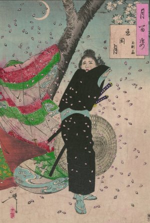 Shinobugaoka no tsuki by Tsukioka Yoshitoshi Oil Painting