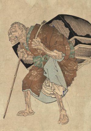 Shitakiri suzume by Tsukioka Yoshitoshi Oil Painting