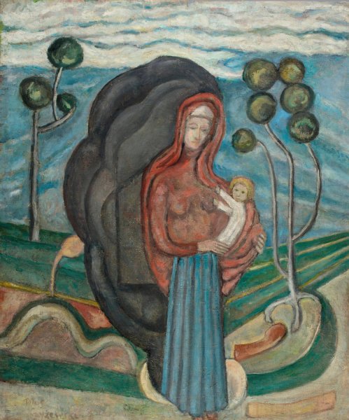 Main Product Photo of Madonna  Painting by Tytus Czyzewski