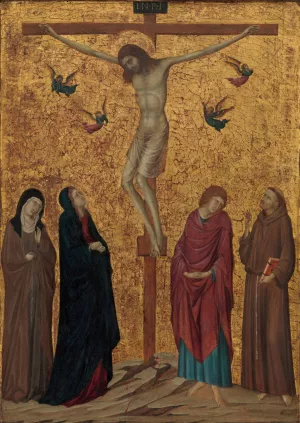 The Crucifixion by Ugolino Da Siena Oil Painting