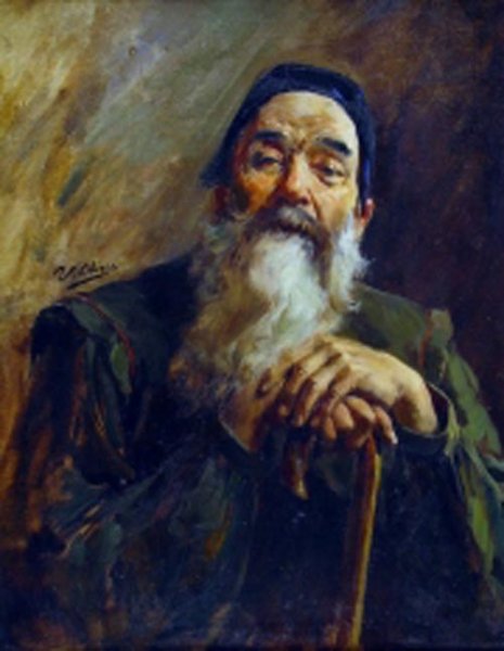 Main Product Photo of Viejo Painting by Ulpiano Checa