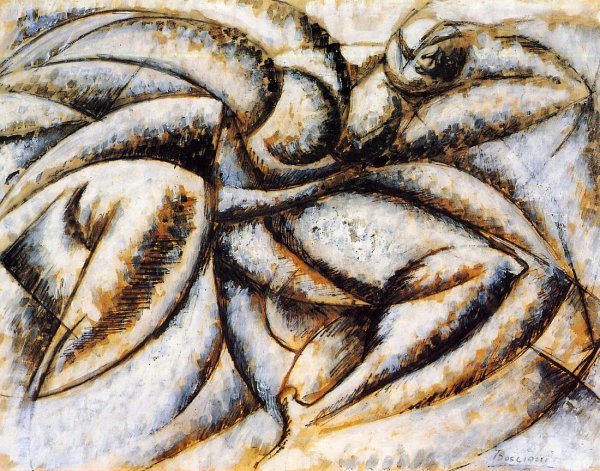Main Product Photo of Dynamism of the Human Body Painting by Umberto Boccioni
