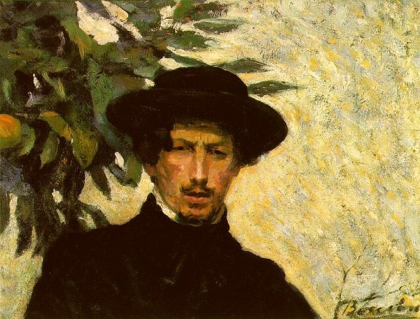 Main Product Photo of Self Portrait also known as As a Young Man Painting by Umberto Boccioni