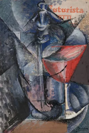 Still Life; Glass and Siphon by Umberto Boccioni Oil Painting