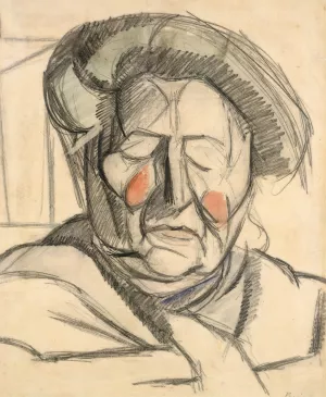 The Artist's Mother by Umberto Boccioni Oil Painting