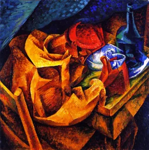 The Drinker Oil painting by Umberto Boccioni