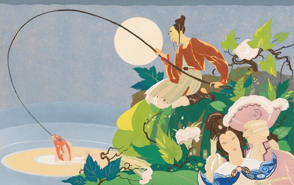 Peche miraculeuse by Umberto Brunelleschi - Hand-Painted Oil Painting Reproduction