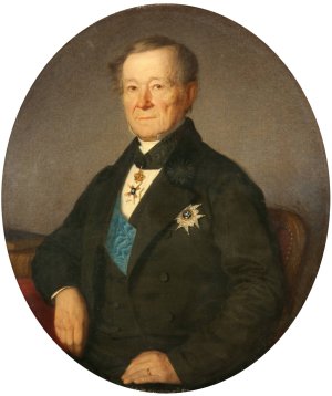 Olof Fahraeus, Govenor by Uno Troili Oil Painting