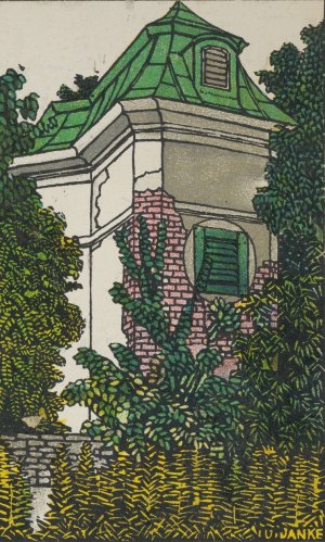 Vienna; Garden House in the Arenberg Garden by Urban Janke Oil Painting