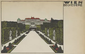 Wien Belvedere Oil painting by Urban Janke