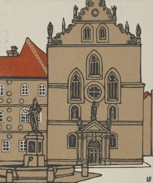 Wien; Die Franziskanerkirche by Urban Janke Oil Painting