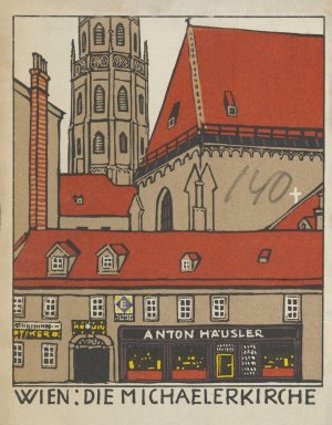 Wien; Die Michaelerkirche by Urban Janke Oil Painting