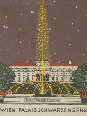 Wien; Palais Schwarzenberg by Urban Janke Oil Painting