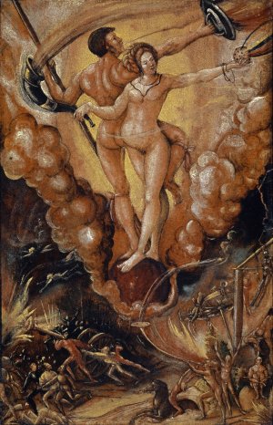 The Wild Army by Urs Graf Oil Painting