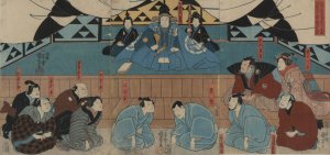 Aoto fujitsuna by Utagawa Kuniyoshi Oil Painting