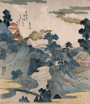 Fuji no yukei by Utagawa Kuniyoshi Oil Painting