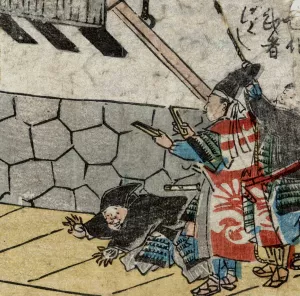 Hyoshigi o utsu bushi by Utagawa Kuniyoshi Oil Painting