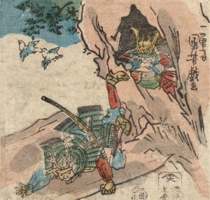 Ishibashi yama by Utagawa Kuniyoshi Oil Painting