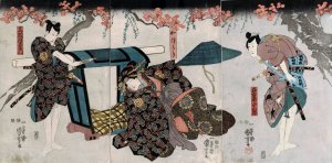 Nagoya sanzaburo fuwa banzaemon katsuragi by Utagawa Kuniyoshi Oil Painting