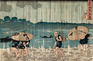 Oumayagashi no zu by Utagawa Kuniyoshi Oil Painting