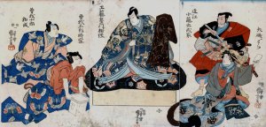 Soga no taimen by Utagawa Kuniyoshi Oil Painting